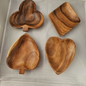 MONKEY PODS in classic playing card suits: clubs, diamonds, spades, and hearts. 